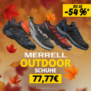 🥾 Merrell GORE-TEX Outdoorschuhe für 77,77€ - verschiedene Modelle