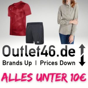 👕 Outlet46 Sale Damen Herren Kinder Kleidung für unter 10€