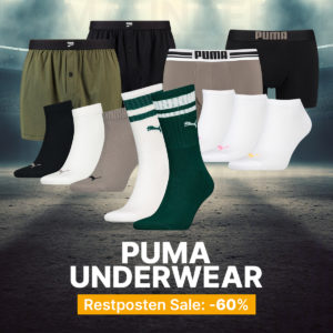 🧦 Puma Underwear im Sale - 60% auf Socken und Boxershorts