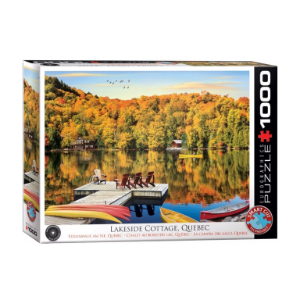 Puzzle Eurographics Ferienhaus am See in Quebec für 9,99€ (statt 16€)