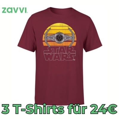 Thumbnail Zavvi: 3 T-Shirts für 24€ - Star Wars, Marvel, Pokémon &amp; mehr (zzgl. Versand)