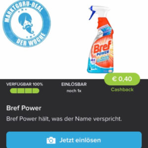 Marktguru Deal der Woche Bref Power