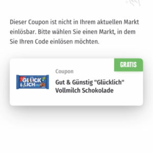 GRATIS Schokolade bei Edeka (gut&amp;günstig)