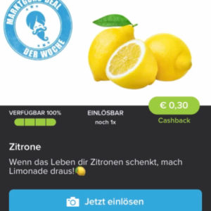 Markguru Deal der Woche Zitrone 🍋 für 0,69€