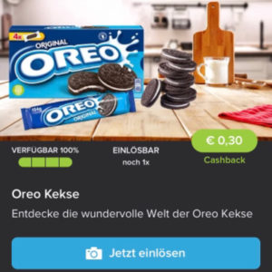 Oreo Kekse für nur 0,69€ mit Marktguru