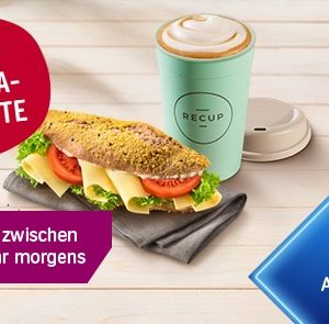 150 Payback-Extra-Punkte von 5 bis 10 Uhr für Kauf einer Kaffeespezialität als Muntermacher oder was Leckeres zu essen bei Aral