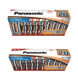 Panasonic LR6PPG/20CB AA Batterie oder Panasonic LR03PPG/20CB AAA Batterie 1.5 V 20er Packung für 4,99€