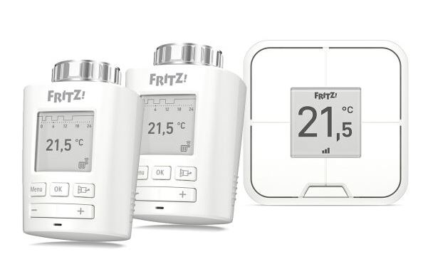 Zwei Fritz Thermostate mit Fernbedienung