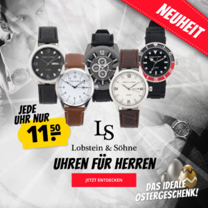 Lobstein &amp; Söhne Herrenuhren für 11,50€ zzgl. Versand