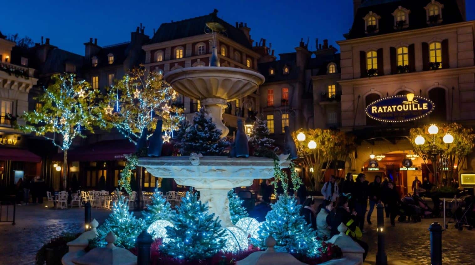 Schöner Winter im Disneyland Paris