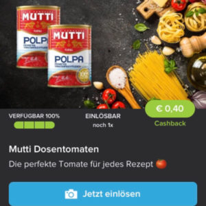 Mutti Dosentomaten für nur 0,59€ mit Marktguru