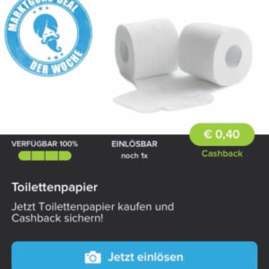 Marktguru Deal der Woche Toilettenpapier