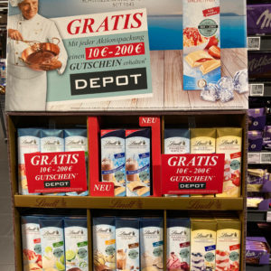 Depot Gutschein 10€ bis 200€ mit Lindt Schokolade