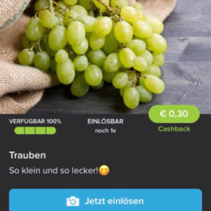 Trauben 🍇 für 0,99€ mit Marktguru