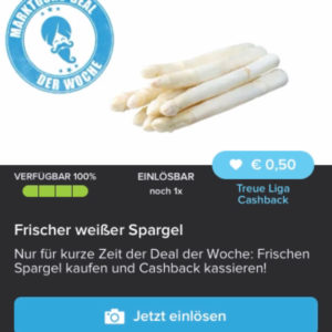 Marktguru Deal der Woche frischem Spargel