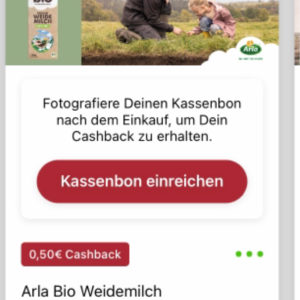 Arla Bio Weidemilch bei scondoo