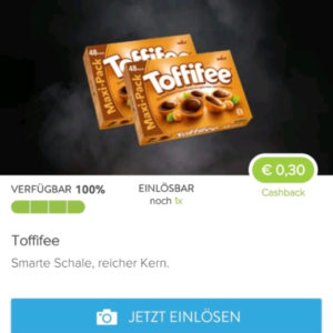 Toffifee für nur 0,64€ mit Marktguru