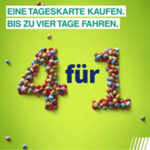 bei RMV mit 1 Tageskarte 4 Tage über Ostern fahren