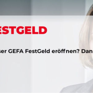 GEFA Bank: Festgeld: 2,5% Zinsen für 12 Monate