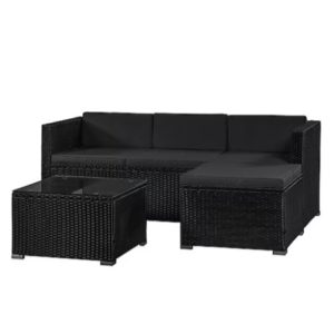 Juskys Polyrattan Lounge Punta Cana (versch. Farben) für 199€ (statt 317€)