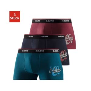 s.Oliver Boxer 3er-Set in 2 Farben für 20,99€ (statt 24€)