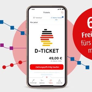 600 Freiminuten für VAG Rad pro Monat mit Deutschlandticket