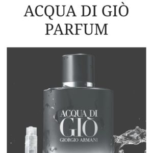 Gratis Probe Armani ACQUA DI GIÒ PARFUM