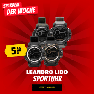 34% Rabatt ⌚ Leandro Lido Sportuhr