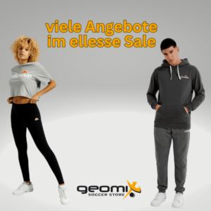 ⏰ ellesse-Sale bei geomix: mind. 55% Rabatt auf T-Shirts, Hoodies, Schuhe uvm.