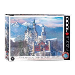 Puzzle Eurographics Schloss Neuschwanstein im Winter für 6,50€ (statt 11€)