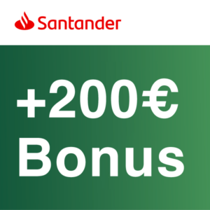 💥 REKORDPRÄMIE! Kostenloses Girokonto von Santander mit 200€ Bonus !💥