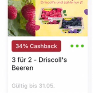 3 für 2 Aktion von Driscoll’s Beeren