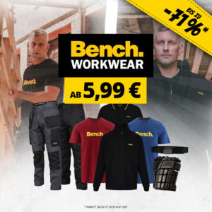 Bench Workwear Sale: bis zu 71% Rabatt auf Arbeitsbekleidung