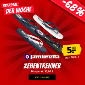 🩴 Lambretta Target Flipflops für 5,99€ zzgl. Versandkosten