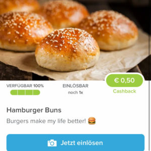 Hamburger Buns für 0,39€ mit Marktguru