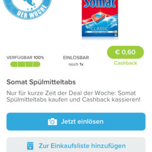 Marktguru Deal der Woche Spülmitteltabs