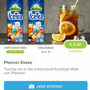 Pfanner Eistee für 0,89€ mit Marktguru