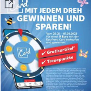 *Endet heute* Kaufland Card  Glücksrad Gewinnspiel 20.07.-02.08.