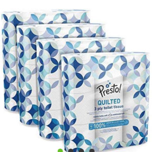 Presto! 3-lagiges Toilettenpapier, 36 Rollen (9 x 4 x 200 Blätter) für 13,65€ (statt 16,75€)