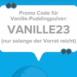 Promo Code VANILLE23 30 Cent Vanillepudding