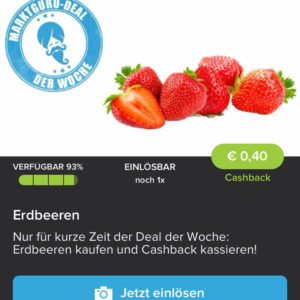 Marktguru Deal der Woche Erdbeeren 🍓