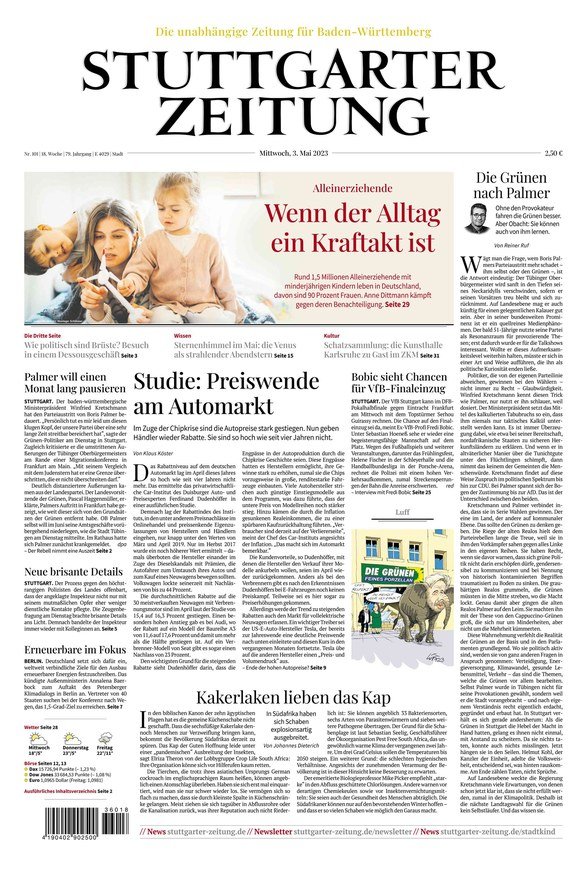 Stuttgart Nachrichten + Stuttgarter + Cannstatter Zeitung kostenlos als