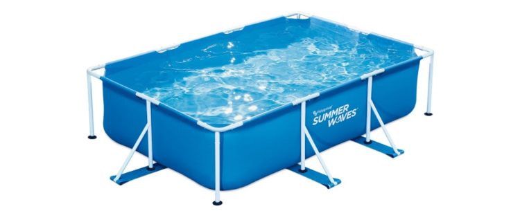 Summer Waves Rectangular Metall Frame Pool