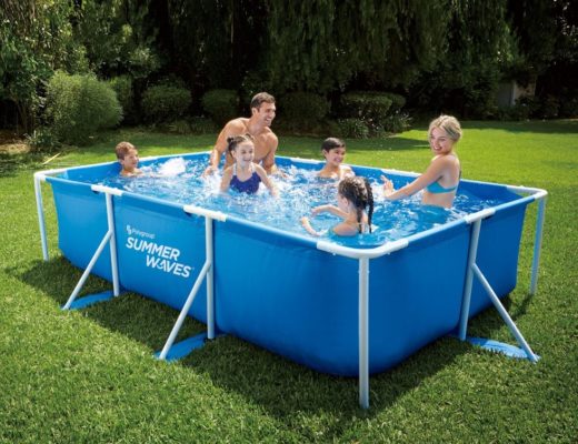 Summer Waves Rectangular Metall Frame Pool