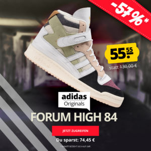 adidas Originals Foru High 84 Sneaker für 55,55€ (statt 79€)