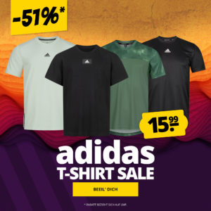 👕 adidas T-Shirt Sale: 4 verschiedene Varianten für 19,94€