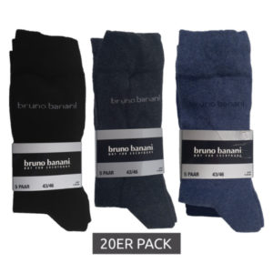 🧦 bruno banani Strümpfe 20er Pack für 29,99€ (statt 92€)