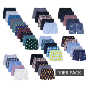 🩲 city l!fe Boxershorts 10er Pack in 4 Farben für 23,32€ (statt 38€)