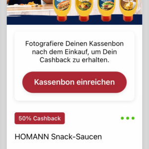 Homann Snack Saucen 2 für 1 bei Scondoo