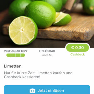 Limetten für 1,69€ mit Marktguru